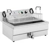 Gruzdintuvė Royal Catering Spurgų keptuvė žuviai ir traškučiams su nusausintuvu 3000 W 16 l 230 V