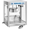 Royal Catering Profesionali popcorno gaminimo mašina 230V 1350W, skaidri/sidabro