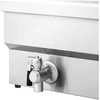 Royal Catering Dviguba dviejų kamerų gruzdintuvė su čiaupais 400V - 2x10L