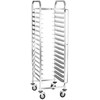 Maitinimo padavėjo vežimėlis 16 padėklų konteinerių 60 x 40 cm gabenimui Royal Catering RCTW-16TB.1