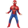 Rubies Boland Traciks Karnavalinis kostiumas Marvel Spiderman Raudon kostiumo puošni suknele M 110-116 cm (5-6 m.)
