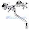 Stalo baterija Hydroland Rato sienelės chromas (B204)