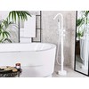 Vonios baterija Beliani Victoria Freestanding Baltas (229534)