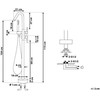 Vonios baterija Beliani Victoria Freestanding Baltas (229534)