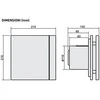 Venture Ventiliatorius SILENT-200 CZ DESIGN-3C (220-240V050HZ)