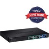 Šakotuvas Trendnet TPE-1620WSF, Valdomas, L2/L3, Gigabit Ethernet (10/100/1000), Maitinimas per Ethernet (PoE), Montuojamas į stelažą, 1U
