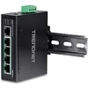 Šakotuvas Trendnet 5-PORT INDUSTRIAL GIGABIT POE+ - DIN-RAIL SWITCH