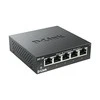 Šakotuvas D-LINK 5 prievadų 10/100 metalinio korpuso stalinio kompiuterio jungiklis