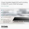 Šakotuvas D-Link DGS-1510-52XMP 52 prievadų valdomas jungiklis