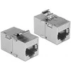 Delock Delock Modulis Keystone su RJ45 lizdas > RJ45 lizdas Cat.6A metalinis