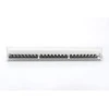 Digitus CAT 6A | Patch Panel | RJ45, 8P8C | Tinka montuoti 483 mm (19 colių) spintelėje; Perdavimo savybės: 6A kategorija, EA klasė; Taikymo sritis: iki 500 MHz, 10 GBase-T; Dydis: 482,6 x 44 x 109 mm | RJ45 ekranas (alavuota bronza)
