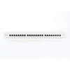 Digitus CAT 6A | Patch Panel | RJ45, 8P8C | Tinka montuoti 483 mm (19 colių) spintelėje; Perdavimo savybės: 6A kategorija, EA klasė; Taikymo sritis: iki 500 MHz, 10 GBase-T; Dydis: 482,6 x 44 x 109 mm | RJ45 ekranas (alavuota bronza)