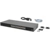 Šakotuvas „Digitus“ jungiklis „Digitus“ 24 prievadų valdomas Gigabit Ethernet PoE L2 jungiklis
