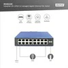 Šakotuvas Digitus Industrieller 16+2-Port L2 managed Gigabit Ethernet PoE, Switch