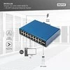 Šakotuvas Digitus INDUSTRIAL 16+2P 1G SWITCH - UNMANAGED 10/100/1000 MBITS