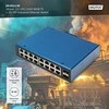 Šakotuvas Digitus INDUSTRIAL 16+2P 1G SWITCH - UNMANAGED 10/100/1000 MBITS