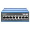 Šakotuvas DIGITUS Switch Ind. 8-Port Gigabit Unmanaged blau