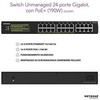 Šakotuvas NETGEAR 24PT GIGE UNMANAGED SWITCH W/POE+