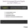 Šakotuvas NETGEAR 24PT GIGE UNMANAGED SWITCH W/POE+