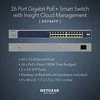 Šakotuvas NETGEAR 24 prievadų GE PoE+ Smart Managed Pro Switch GS724TP