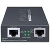 Šakotuvas „Planet PLANET“ 1 prievado 10/100TX Ethernet per tinklą terminalas „Juodas“ tinklo siųstuvas ir imtuvas