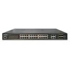 Šakotuvas Planet 24-Port 10/100/1000Mbps 802.3at PoE + 4-Port Gigabit TP/SFP Combo valdomas jungiklis / 440W