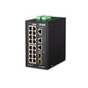 Šakotuvas PLANET IGS-20160HPT tinklo jungiklis Valdomas L2/L3 Gigabit Ethernet (10/100/1000) Maitinimas per Ethernet (PoE) Mėlyna, Baltas