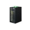 Šakotuvas Planet IGS-12040MT tinklo jungiklis Valdomas Gigabit Ethernet (10/100/1000) Juodas