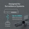 Šakotuvas TP-LINK 16 prievadų 10/100Mbps PoE+ komutatorius, 16 10/100Mbps RJ45 prievadų, 2 gigabito RJ45 prievadai, 2 mišrūs SFP lizdai, 802.3at/af, 192 W PoE