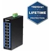 Šakotuvas Jungiklis TRENDnet TRENDnet 16-Port Industr. Gigabit L2 valdomas DIN bėgio jungiklis