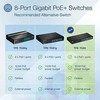 Šakotuvas Trendnet 8-PORT GIGABIT POE+ - 8-PORT GIGABIT POE+ SWITCH