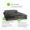 Šakotuvas ZYXEL GS1900-24EP, 24 PORT GBE L2, 12 PORT POE SMART SWITCH, MONTAVIMAS, 130 W (5 M. GARANTIJA)
