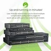 Šakotuvas ZYXEL GS1900-24EP, 24 PORT GBE L2, 12 PORT POE SMART SWITCH, MONTAVIMAS, 130 W (5 M. GARANTIJA)