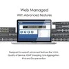 Šakotuvas ZYXEL GS1900-24HP V2, 24-PORT GBE L2 POE SMART SWITCH, RACKMOUNT, 170 WATT (5Y WARRANTY)