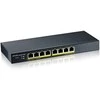 Šakotuvas ZYXEL GS1900-8HP V3, 8-PORT GBE L2 POE SMART SWITCH, 802.3AT, DESKTOP, FANLESS, 77 WATT (5Y WARRANTY)