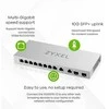 Šakotuvas Tinklo Komutatorius - Zyxel XGS1010-12 Ne-valdomas Gigabit Ethernet (10/100/1000) Pilka