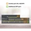 Šakotuvas ZYXEL GS2220-28HP, ES REGIONAS, 24 PRIEVADŲ GBE L2 POE KOMUTATORIUS SU GBE UPLINK (1 METŲ NCC PRO PACK LICENCIJA) (5 METŲ GARANTIJA)