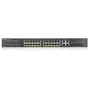 Šakotuvas ZYXEL GS2220-28HP, ES REGIONAS, 24 PRIEVADŲ GBE L2 POE KOMUTATORIUS SU GBE UPLINK (1 METŲ NCC PRO PACK LICENCIJA) (5 METŲ GARANTIJA)