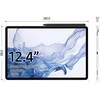 Planšetė „Samsung Galaxy Tab S8 + 12,4" 128 GB Sidabrinis (SM-X800NZSAEUE)