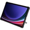 EF-RX810CBE Samsung Protective su stoveliu Galaxy Tab S9+ dėklas planšetiniam kompiuteriui juodos spalvos