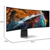 Monitorius - Samsung Odyssey OLED G9 49-Colių Dual QHD 240Hz Lenktas Juodas