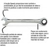 SATA KLUCZ PŁASKO-OCZKOWY 10mm Z PODWÓJNĄ GRZECHOTKĄ