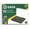 Atsuktuvų komplektas Sata S09317; 15 vnt.