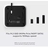 SATECHI Mac Mini stovas ir stebulė su NVMe SSD korpusu - Sidabrinis