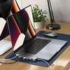 Port „Satechi Pro Hub Max USB-C“, skirtas „MacBook“ (2 x USB-C, USB-A, 4K HDMI, mikro / SD kortelių skaitytuvas, eternetas, lizdo prievadas) (tarpinis pilkas)