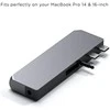 USB Hub Satechi USB-C Pro Hub Mini Space Pilka