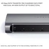 Satechi Thunderbolt 4 Dock jungčių skydelis iš arti