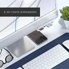 Adapteris HUB USB C Satechi for iMac M1 2021 24" and 27" Studio Ekranas 2022 ST-UCICHS sidabrinis