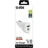 Car charger USB 2.1A TypeC 20W By SBS Baltas