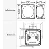 Hensel Rotary Box 130 x 130 x 77 be IP66 terminalų pilka DK 0600 GZ (62000153)